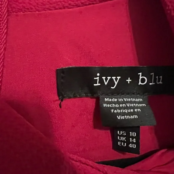 Ivy Blu Flutter Short Sleeve Twist Neck Jumpsuit. Size 10 - Picture 5 of 12